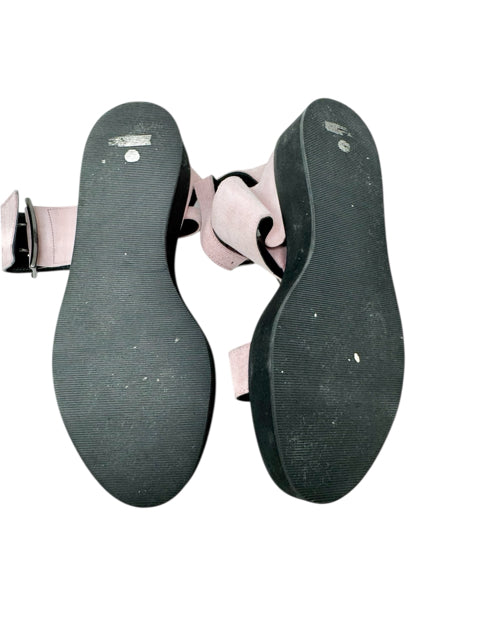 Shoe Size 38 HELMUT LANG Pink Suede Luxury - Sandals