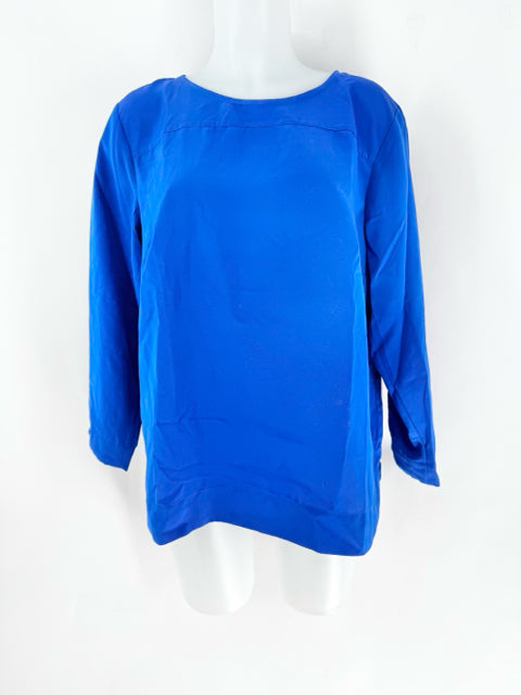 Size 10 LAND END Blue Shirt