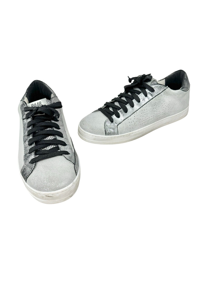 Shoe Size 39 P448 Gray Suede Sneakers