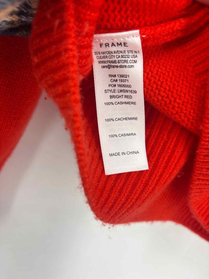 Size S FRAME Orange Sweater