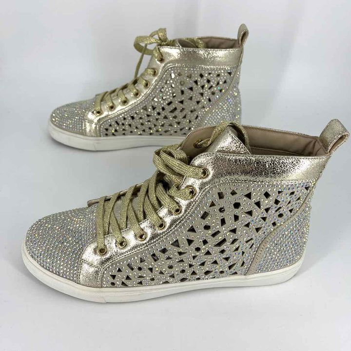 Shoe Size 39 Gold Sneakers