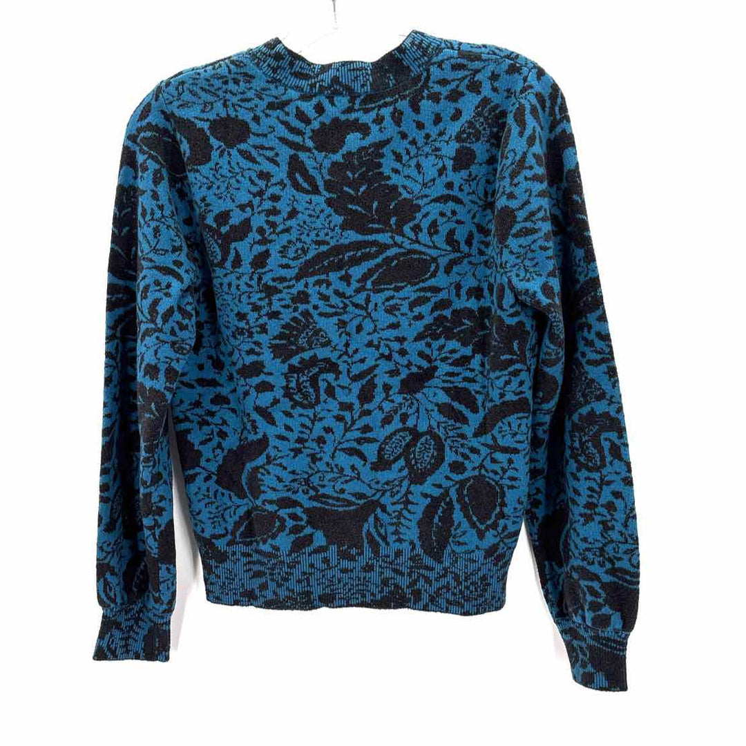Size S Ann Taylor Blue Print Sweater