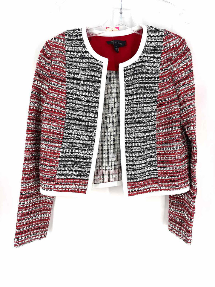 Size 6 ST JOHN Red Luxury - Blazer