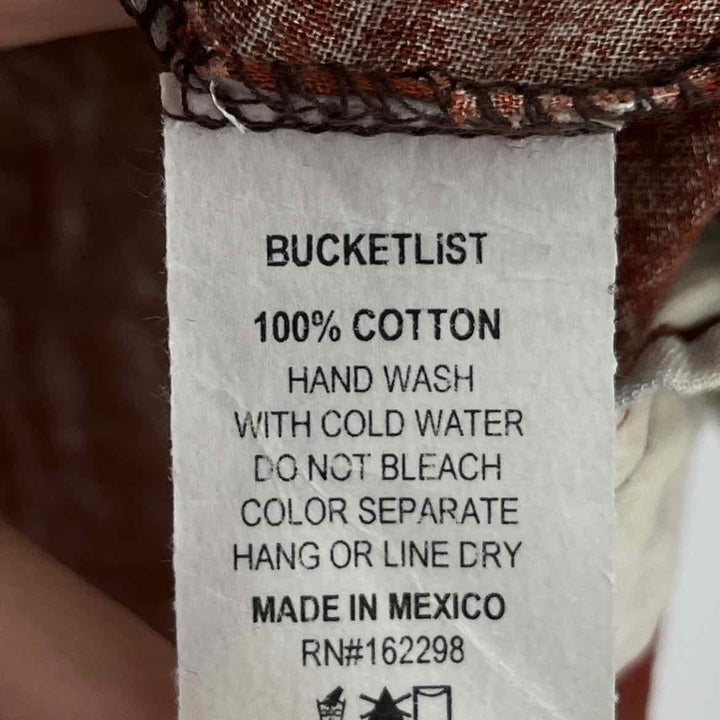 Size M Brown Print Shirt