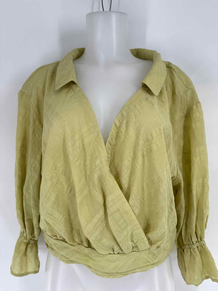 Size L Anthropologie Green Shirt