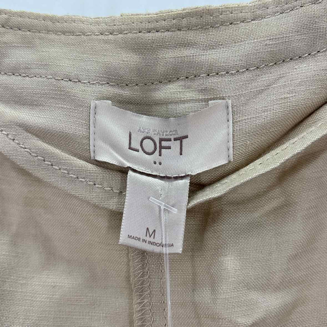 Size M LOFT Tan Jacket