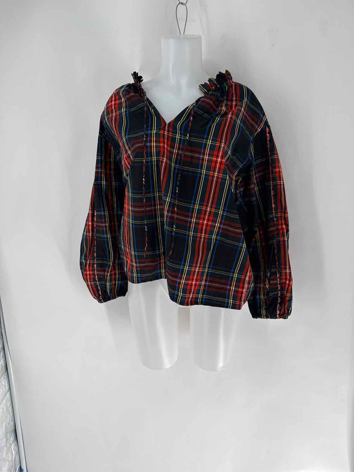 Size M J Crew Multi-Color Shirt