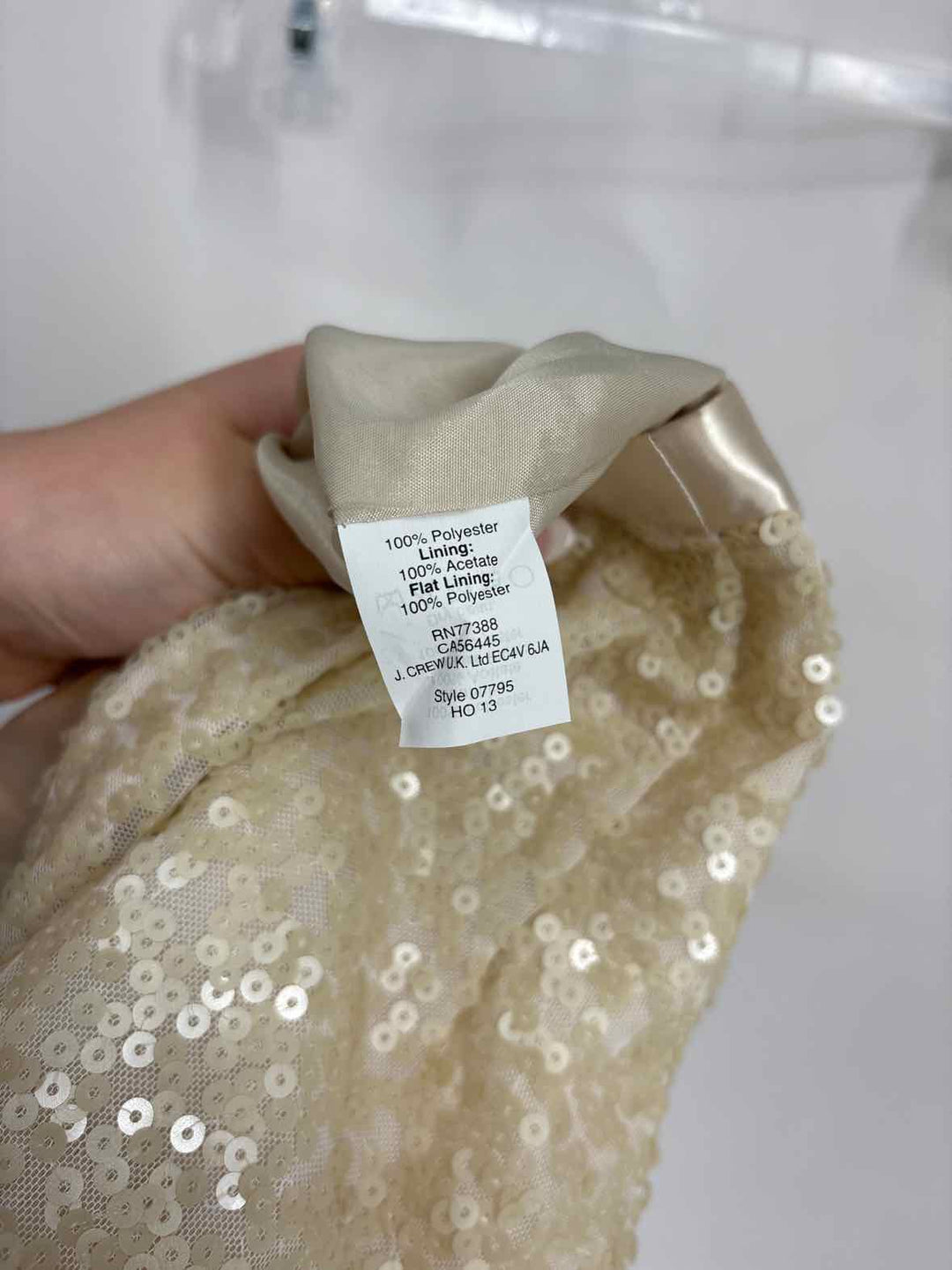 Size 4 J Crew Gold Skirt