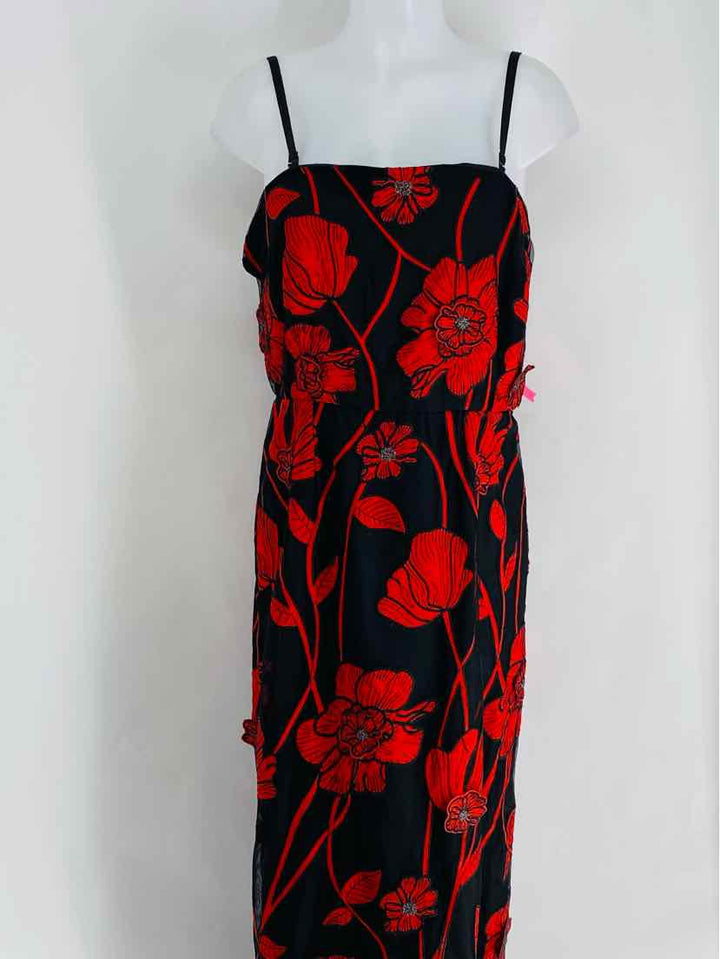 Size 14 BOSTON PROPER Red Dress