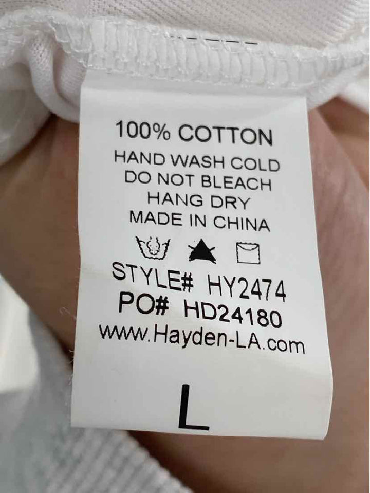Size L HAYDEN White Dress