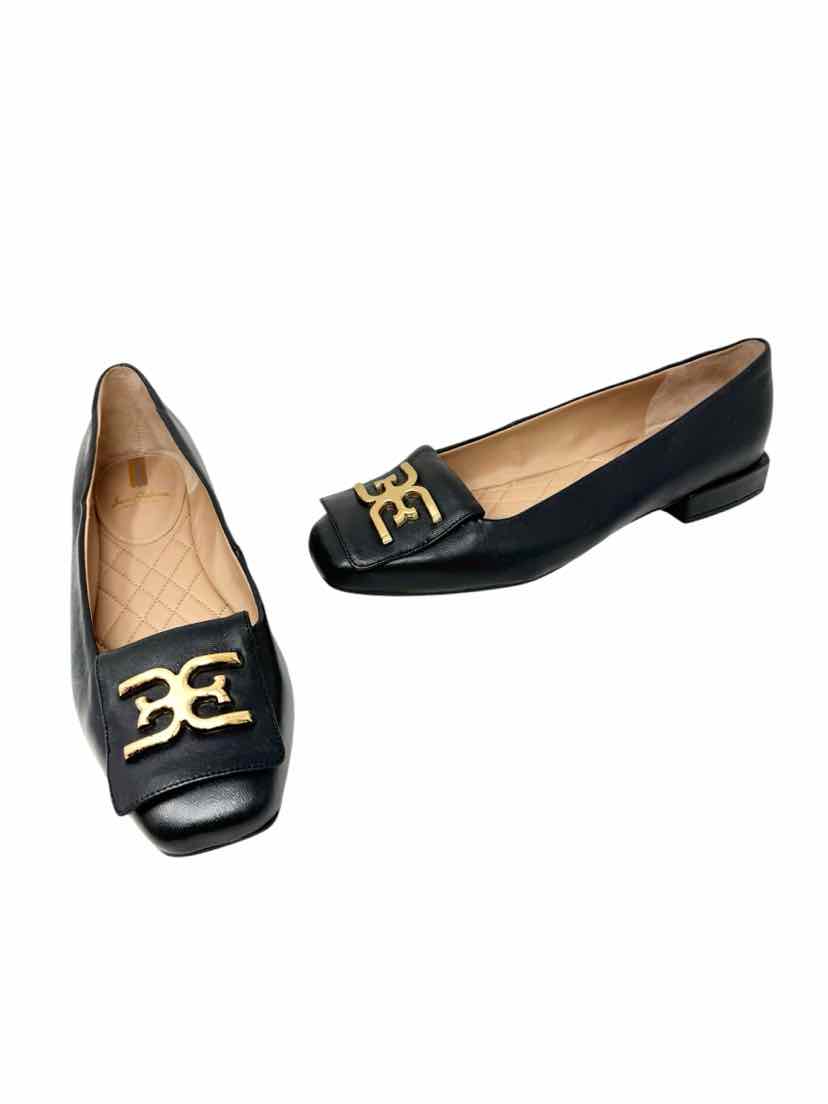 Shoe Size 9 Sam Edeleman Black Leather Pumps