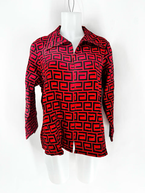Size S BOHO CHIC Red Shirt