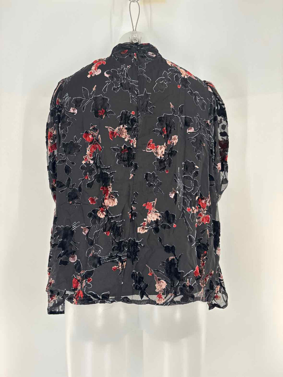 Size XL FRENCH CONNECTION Black Print Shirt
