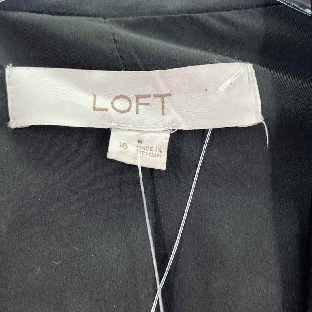 Size 16 Ann Taylor Black Blazer