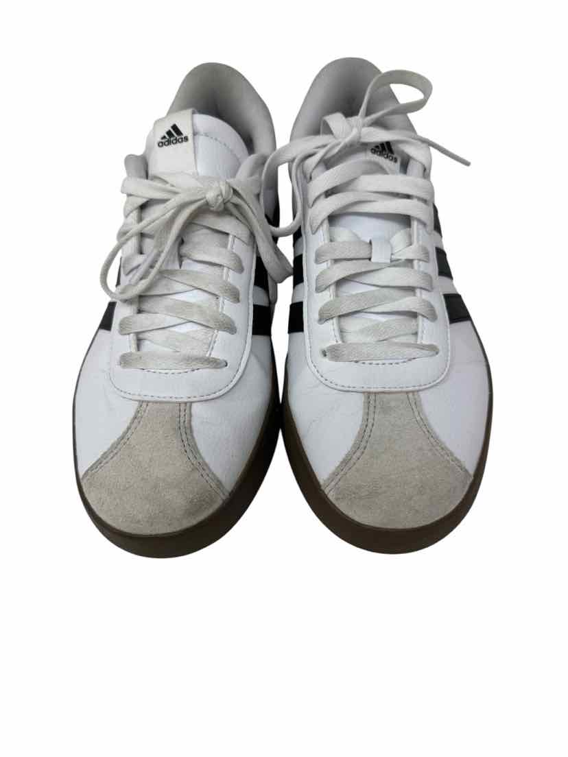 Shoe Size 10 Adidas White Leather Sneakers