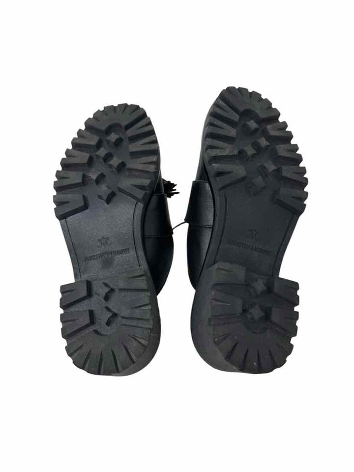 Shoe Size 7.5 JOHNSTON & MURPHY Black Mules