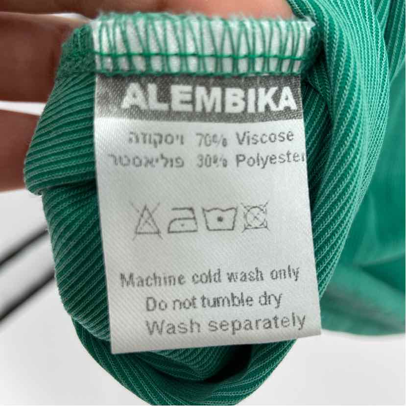 Size S ALEMBIKA Green Cotton Shirt