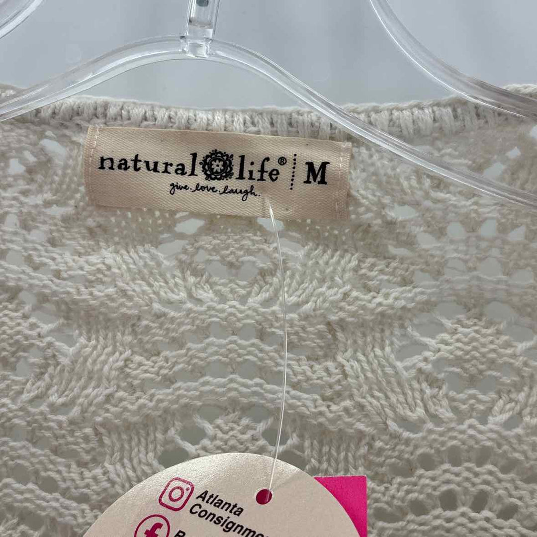 Size M Ivory Knit Cardigan