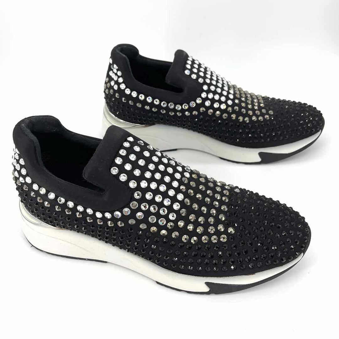 Shoe Size 10 INC Black Rhinestone Sneakers