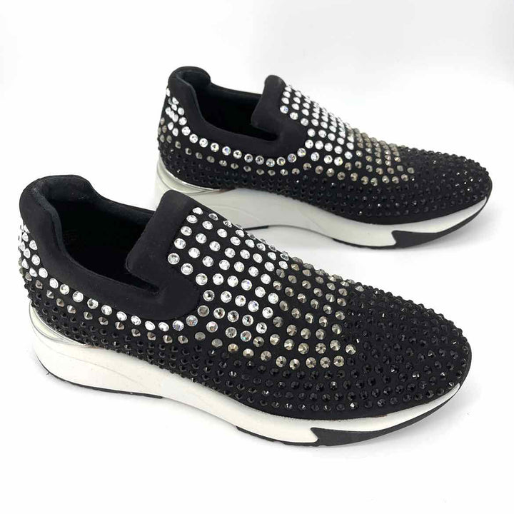 Shoe Size 10 INC Black Rhinestone Sneakers