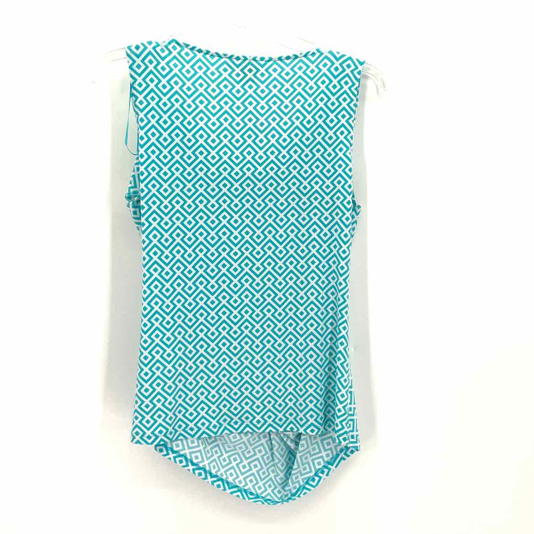 Size M Michael Kors Blue Print Shirt