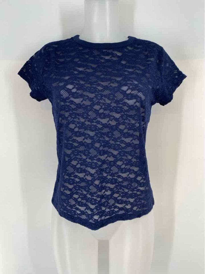 Size S AERIE Navy Lace Shirt