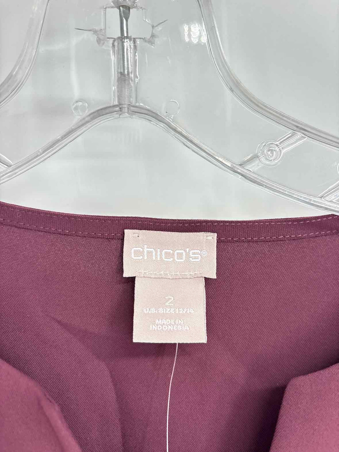 Size L Chico's Purple Shirt