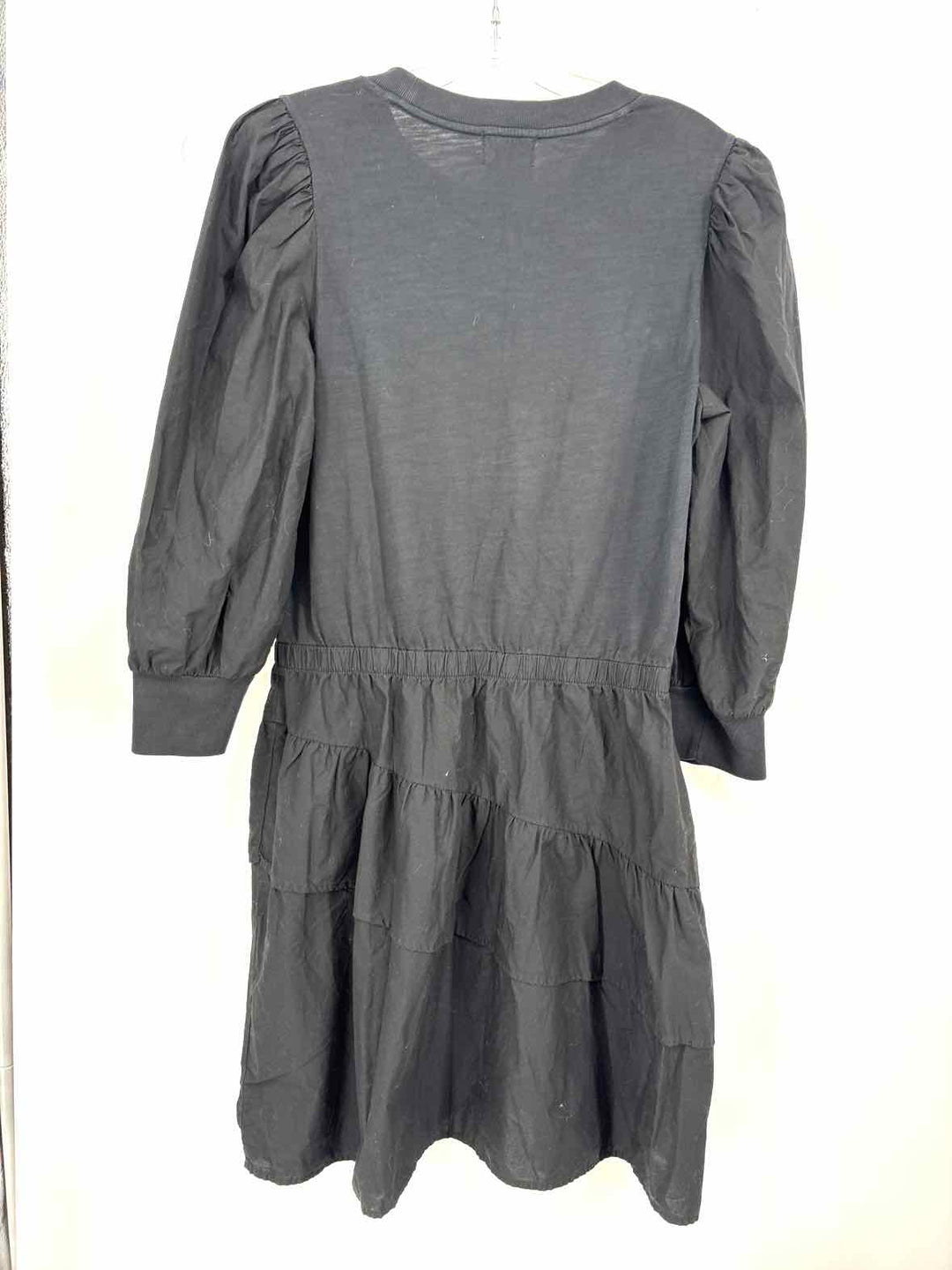 Size M NATION Black Cotton Dress