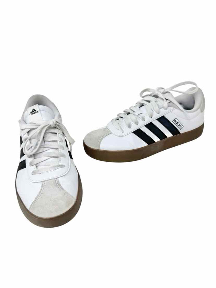 Shoe Size 10 Adidas White Leather Sneakers