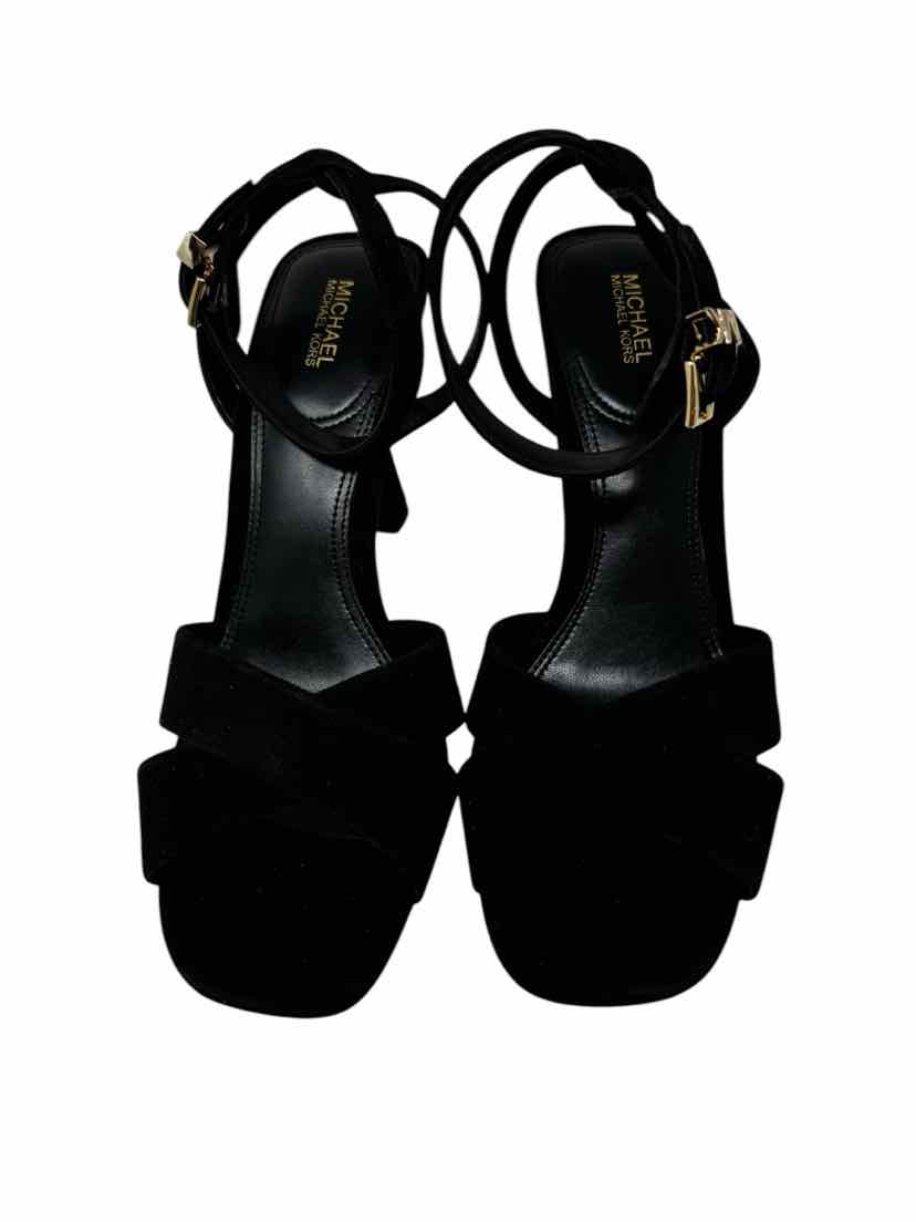 Shoe Size 10 Michael Kors Black Suede Pumps