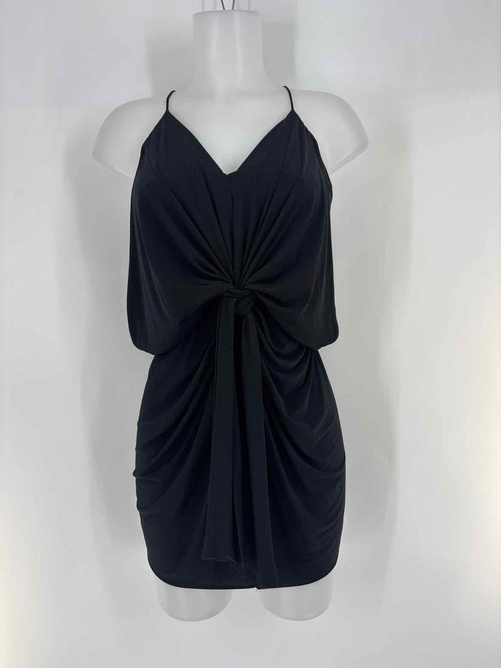 Size S MISA Black Dress