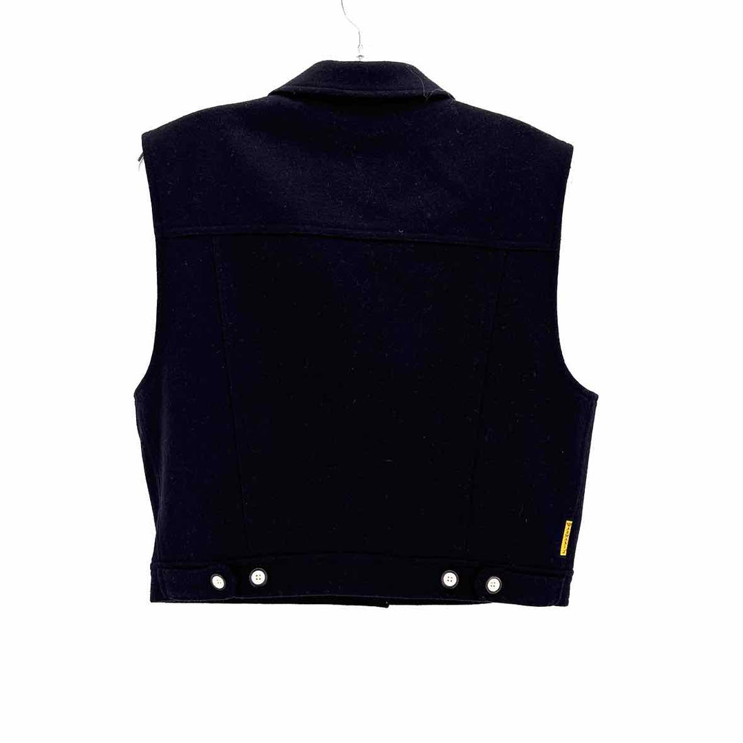 Size L Armani Navy Wool Vest