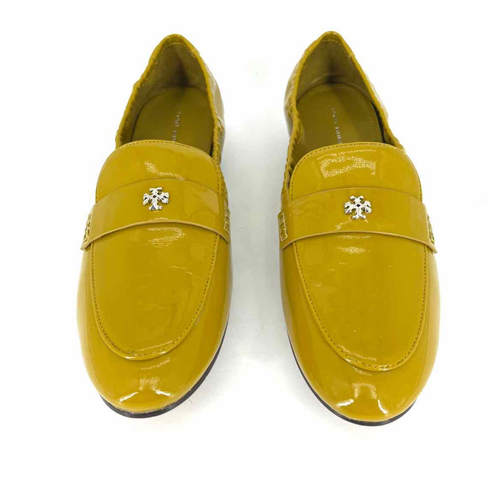 Shoe Size 10.5 Tory Burch Green PATENT Flats