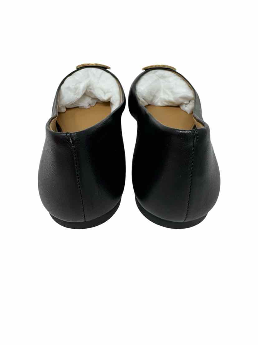Shoe Size 8 Tory Burch Navy Leather Flats