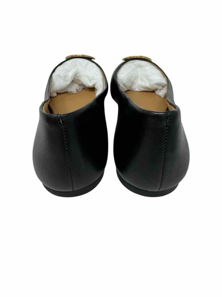 Shoe Size 8 Tory Burch Navy Leather Flats
