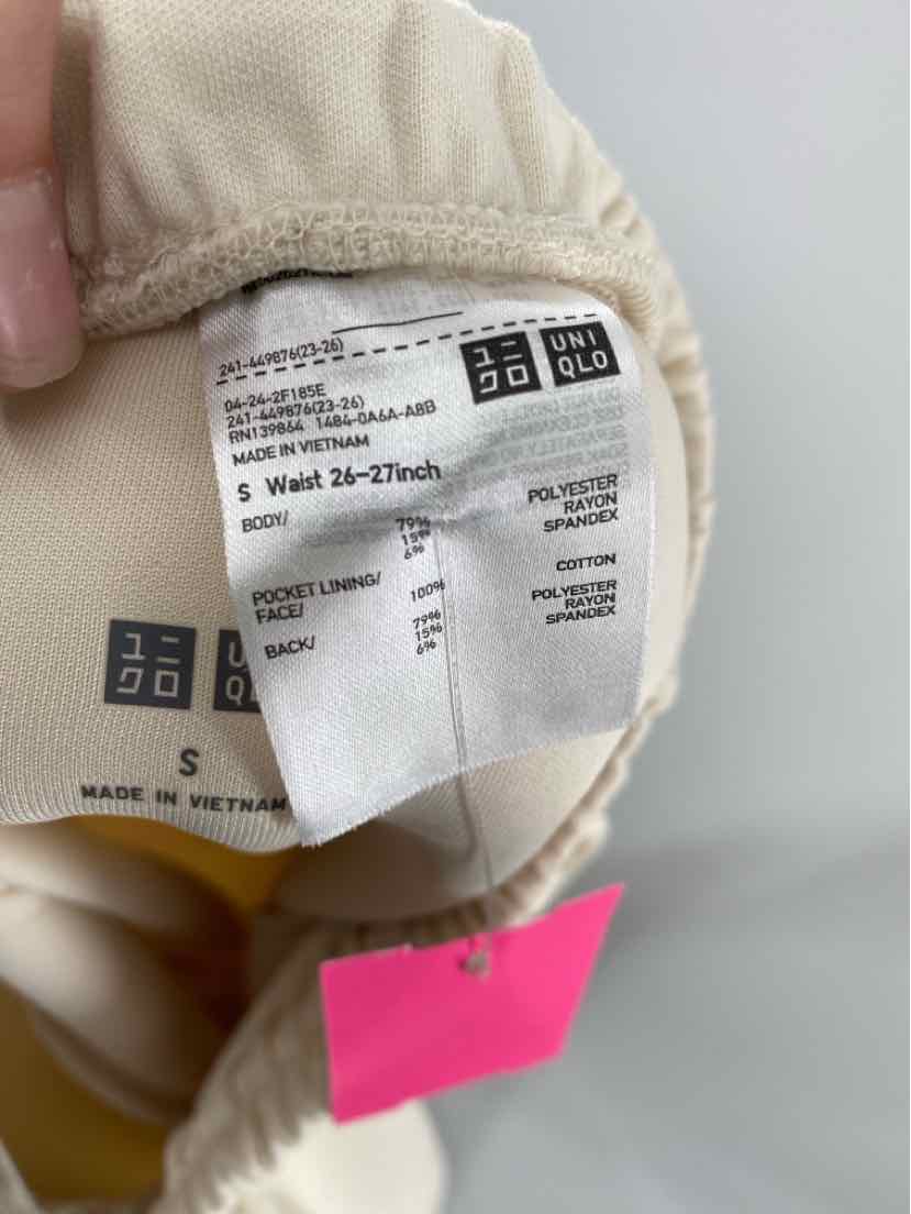 Size S UNIQLO Cream Pants