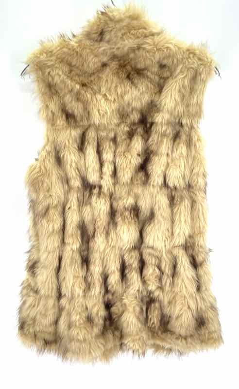 Size One Size BAGATELLE Tan Faux Fur Vest