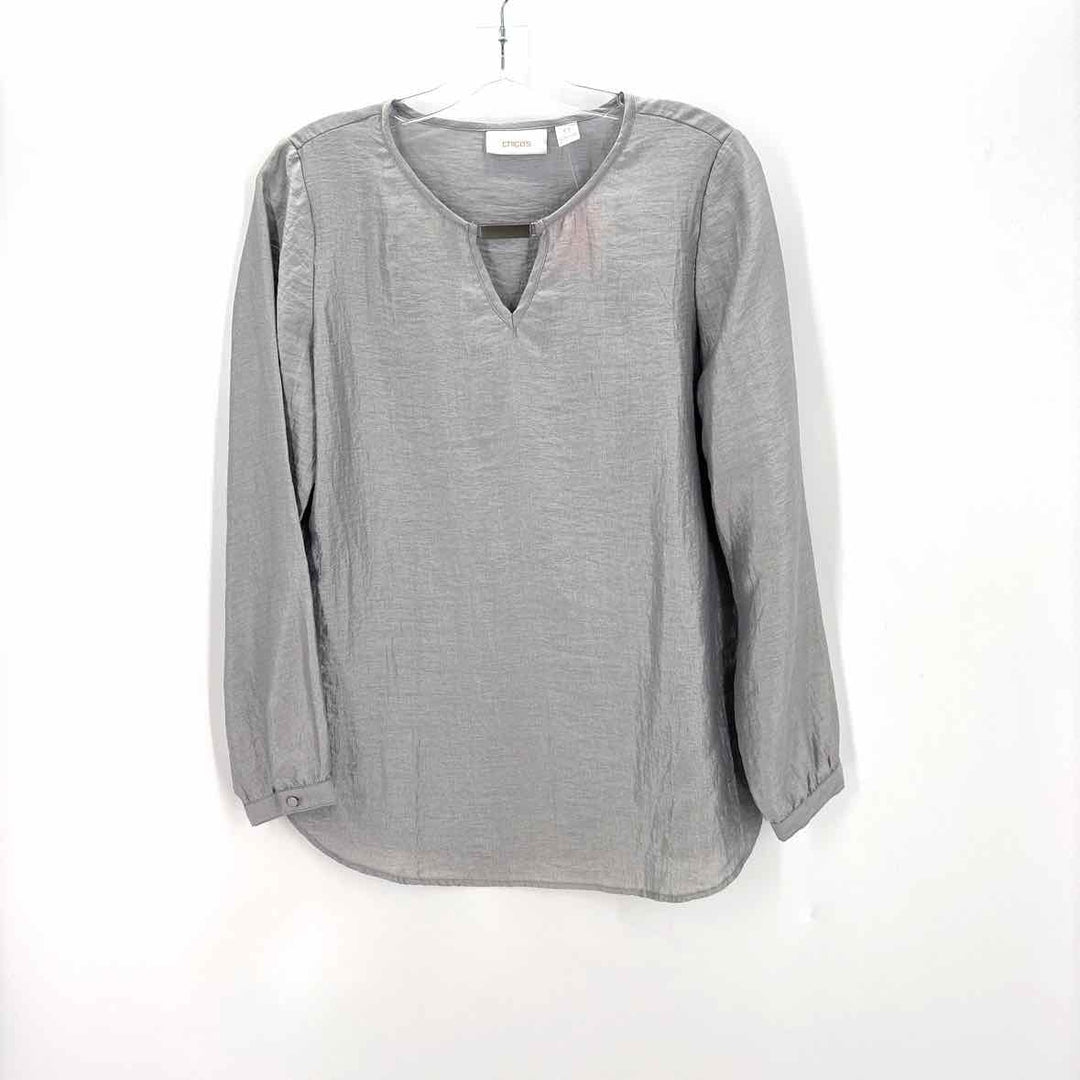 Size S Chico's Silver Shirt