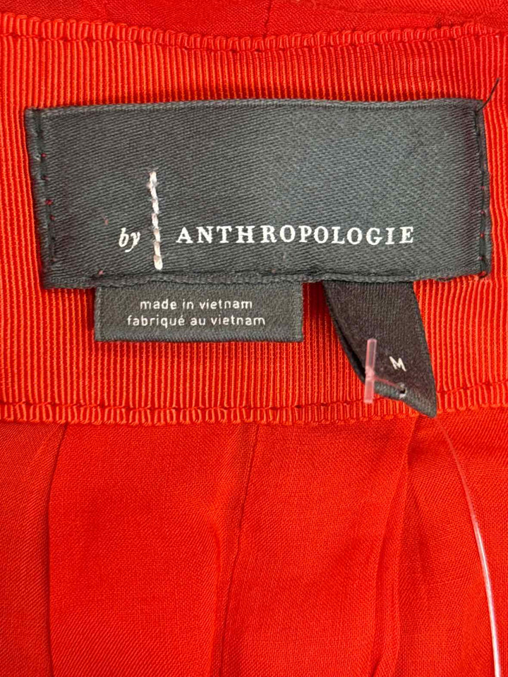 Size M Anthropologie Red Dress