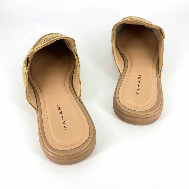 Shoe Size 10 TAHARI Tan Suede Loafers