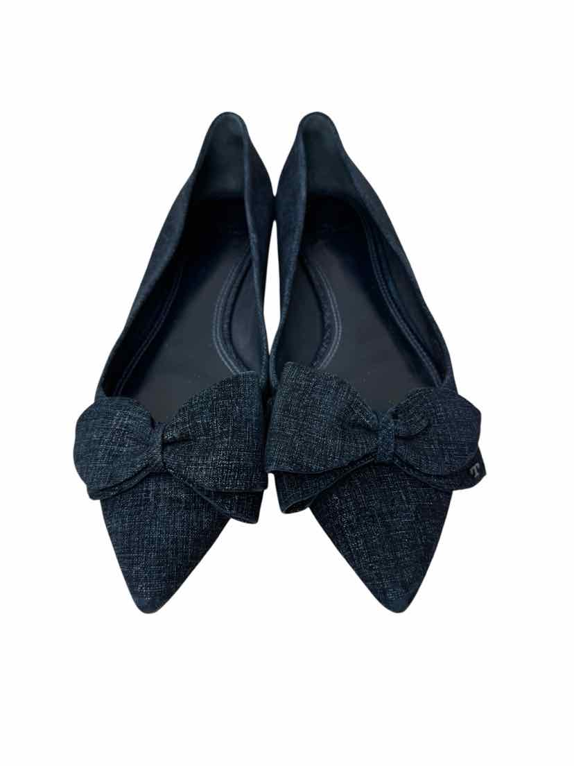 Shoe Size 10 Tory Burch Navy Flats