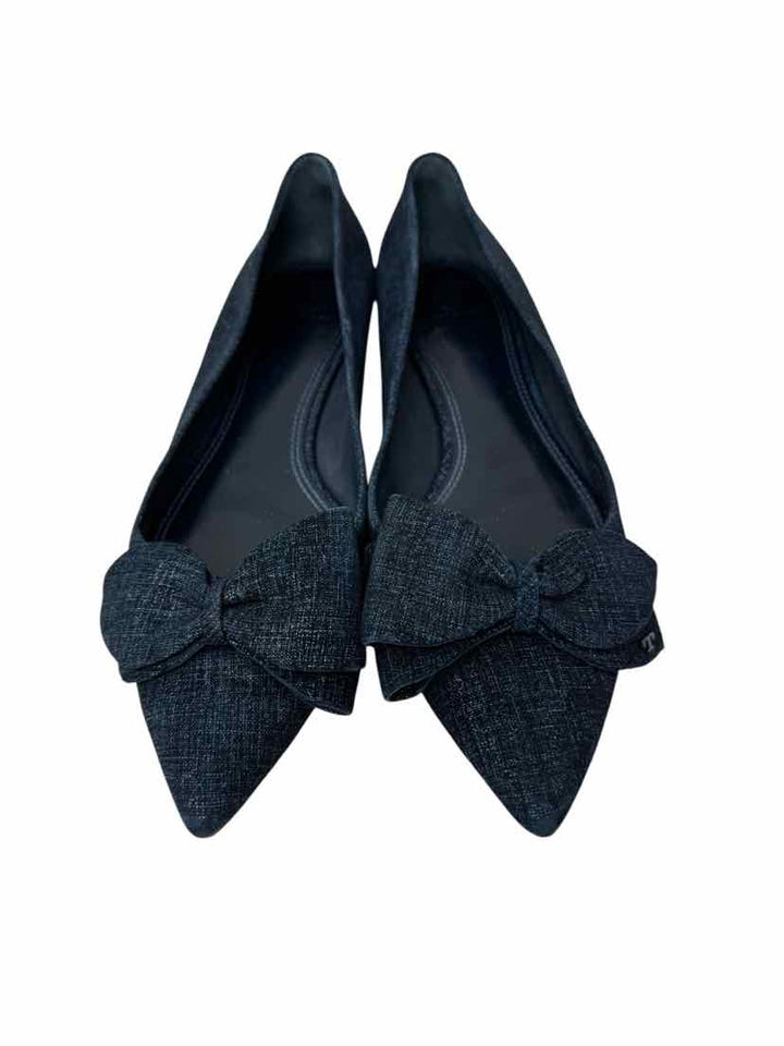 Shoe Size 10 Tory Burch Navy Flats