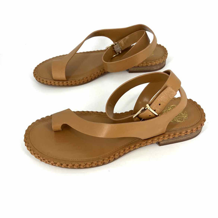 Shoe Size 9 Vince Camuto Camel Leather Sandals