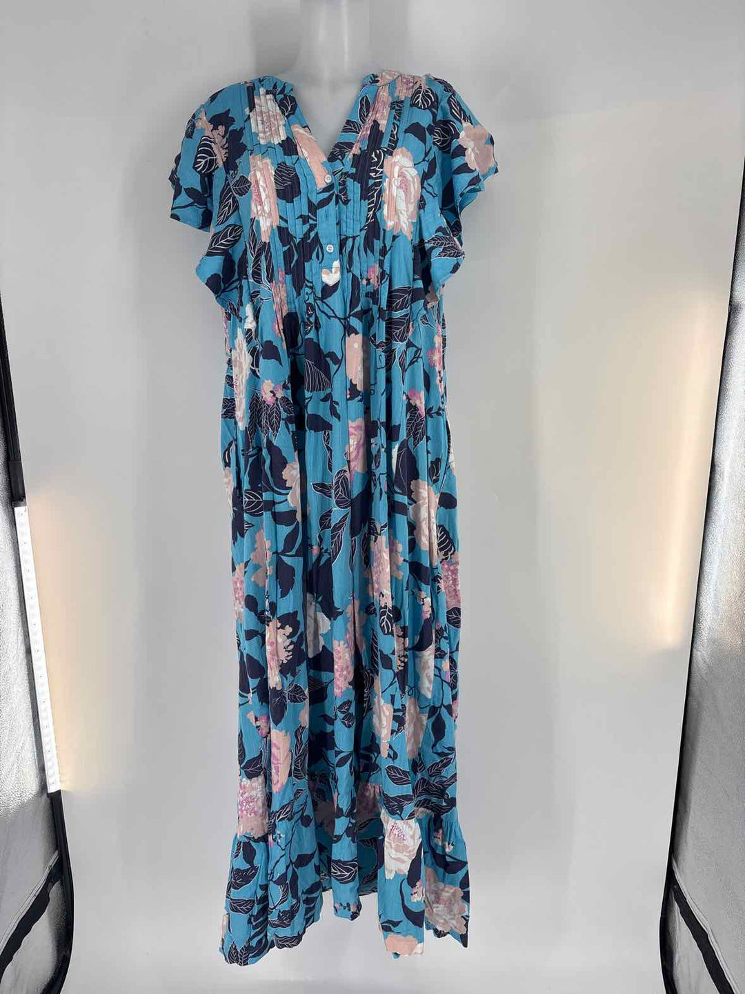 Size L MAEVE Blue Print Dress