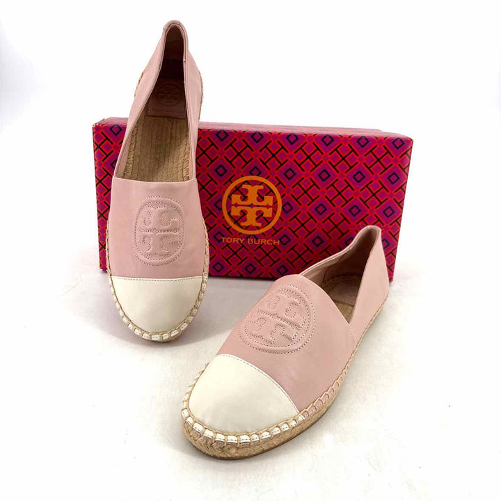 Shoe Size 9 Tory Burch Pale Pink Lace Flats