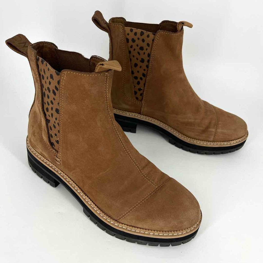 Shoe Size 6 Toms Camel Suede Boots