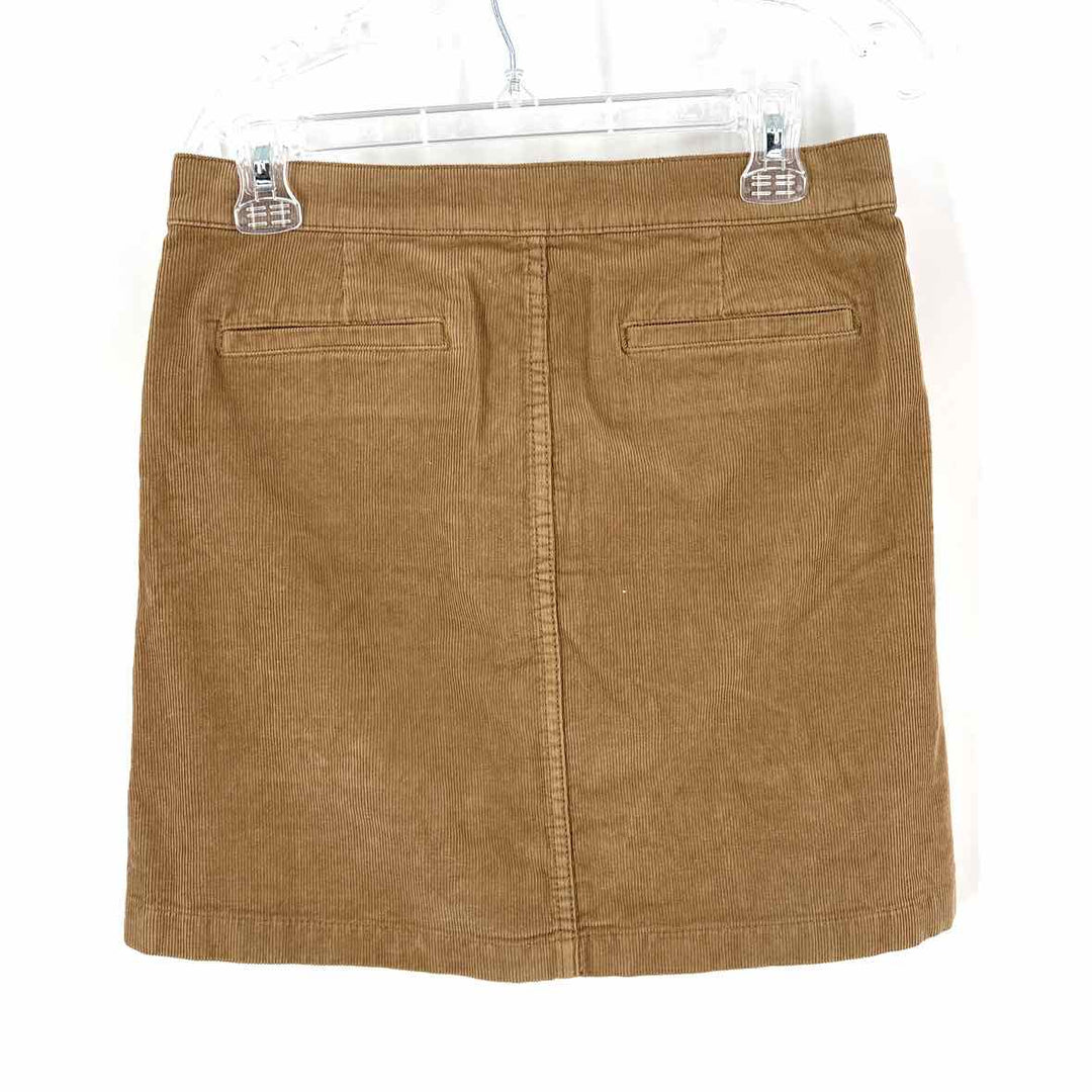 Size 2 Tory Burch Tan Corduroy Skirt