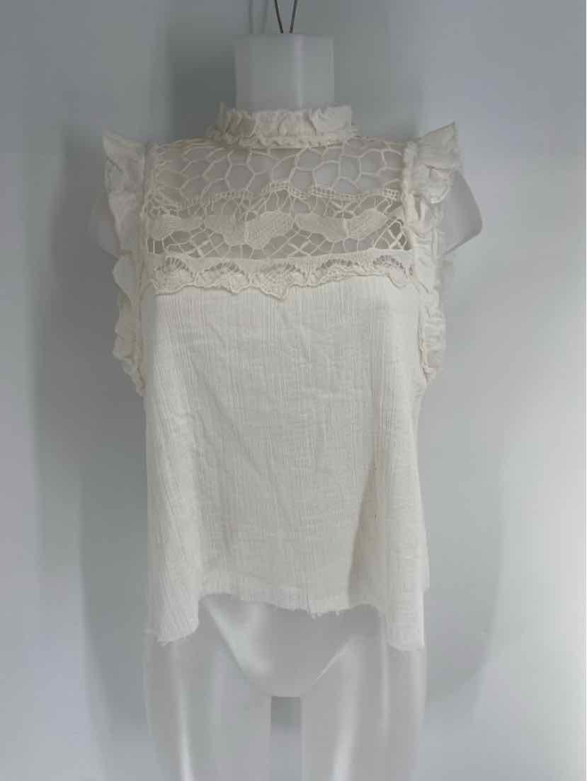 Size S FREE PEOPLE Ivory Shirt