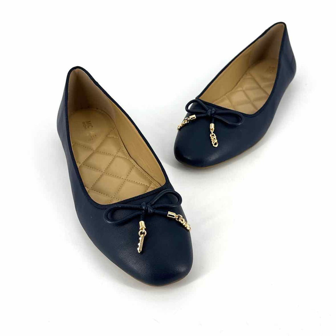 Shoe Size 7.5 Michael Kors Navy Flats