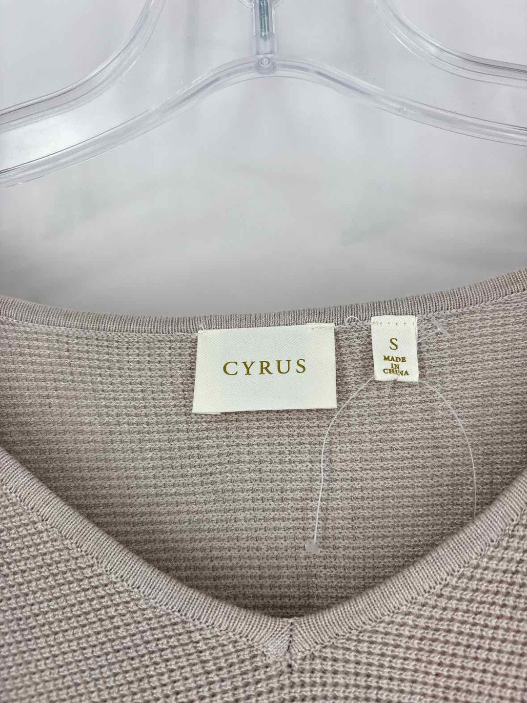 Size S CYRUS Tan Knit 2 PC Dress